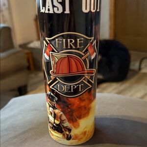 Fire Department Themed Tumbler